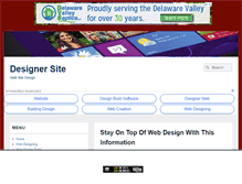 Tablet Screenshot of designersite.info